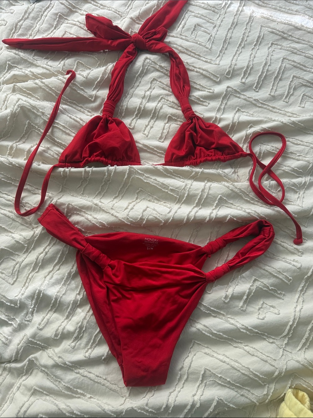 Monday Swimwear Tulum Chili Pepper Swimsuit S/M